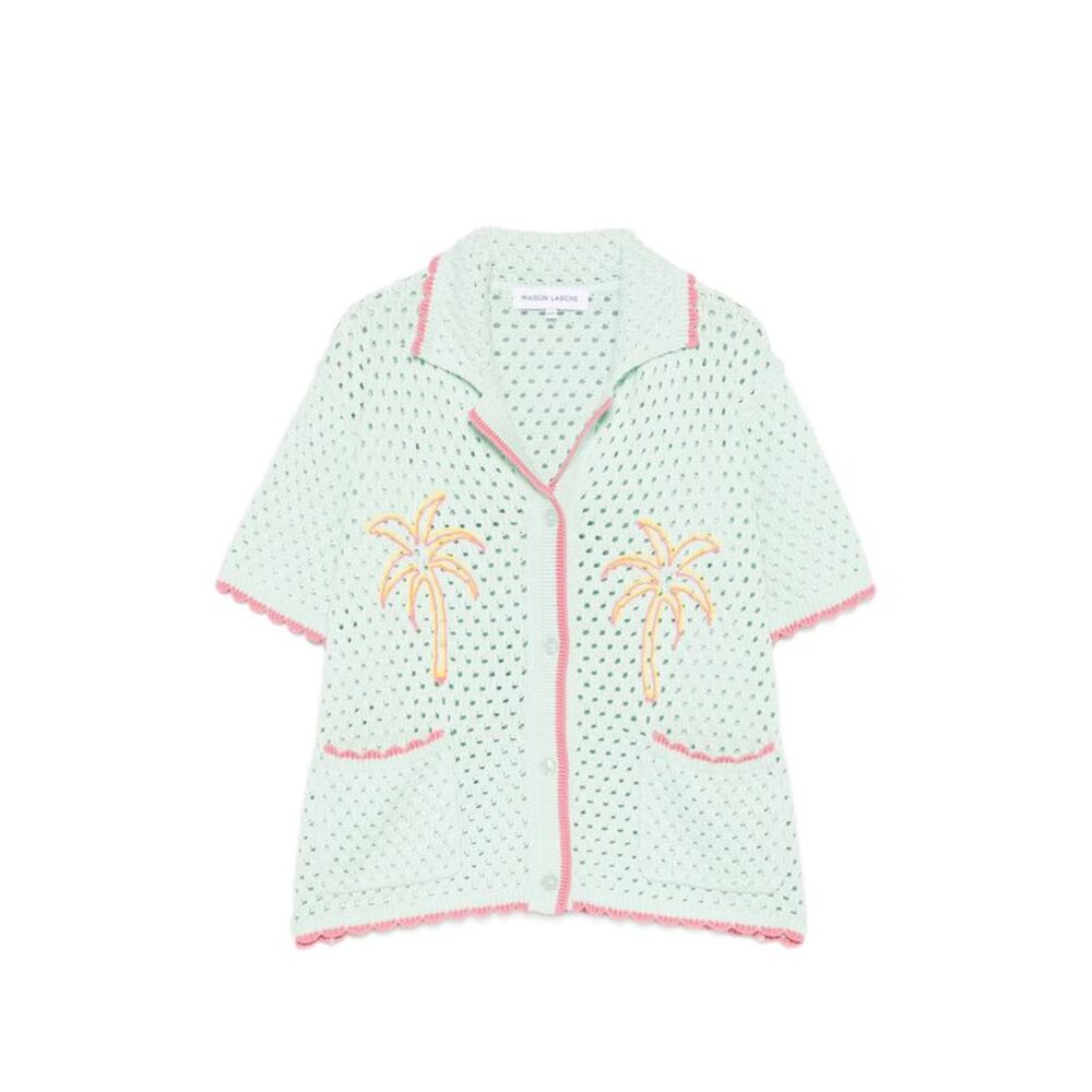 Maison Labiche Green Tops - Shirts Women